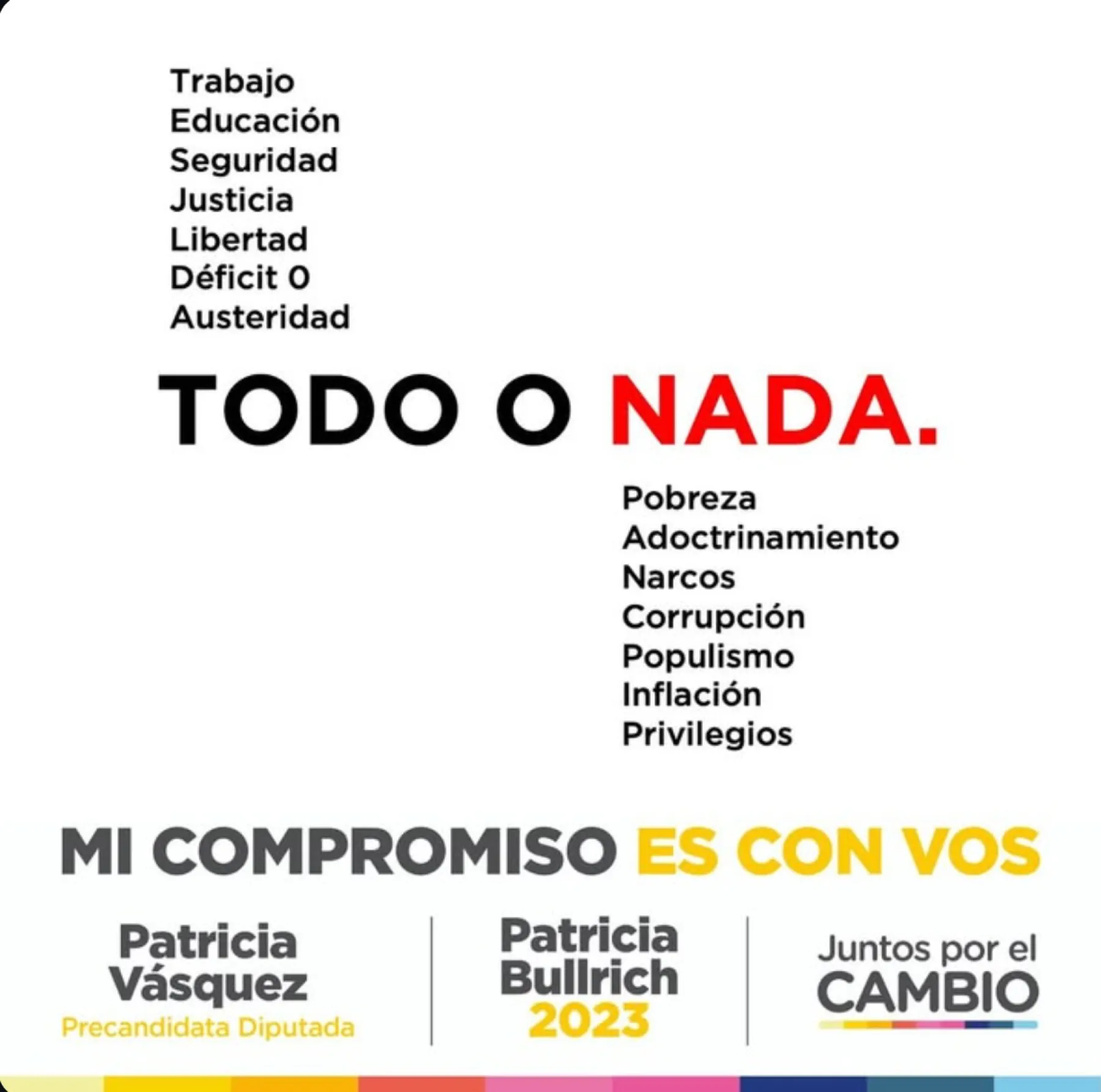 Patricia Vásquez · Juntos por el Cambio — pieza 7